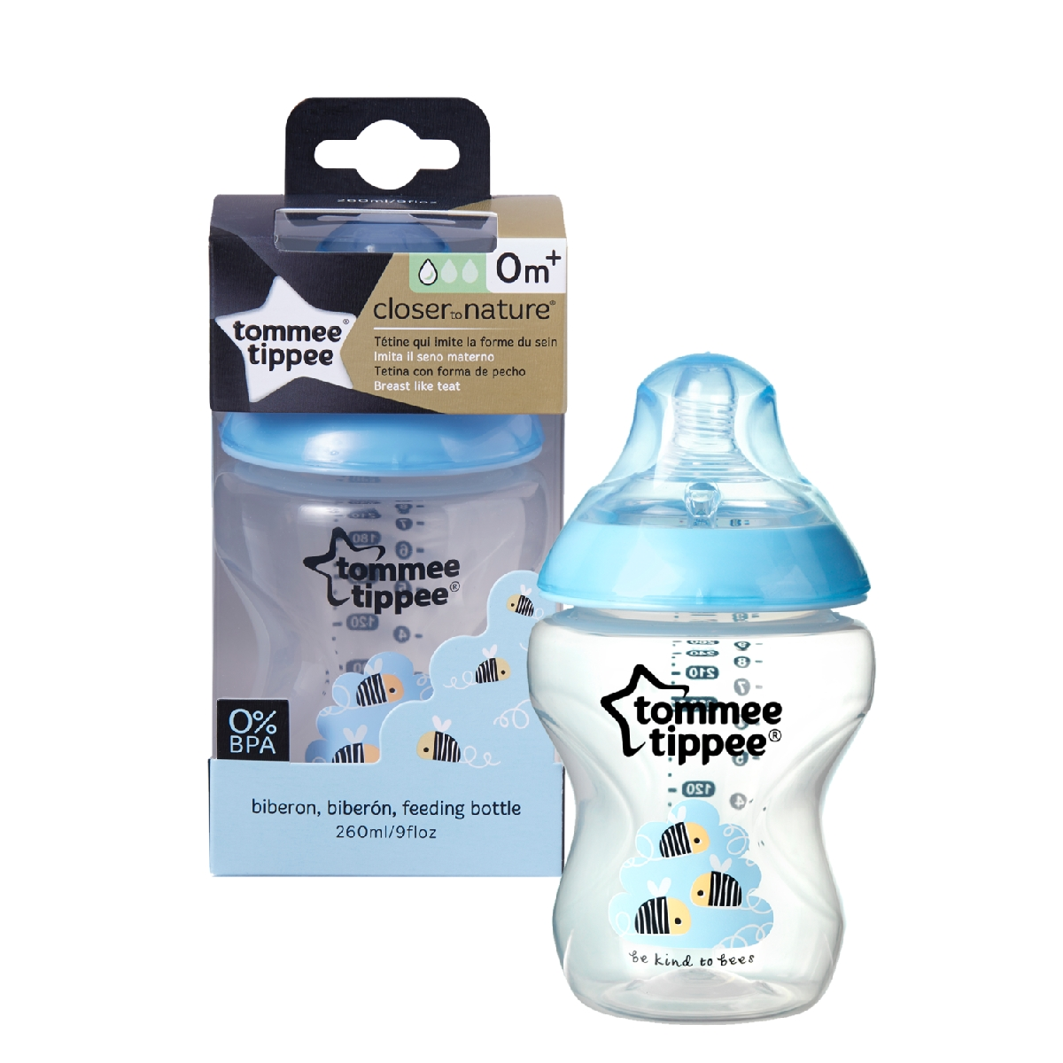 TOMMEE TIPPEE Tommee Tippee - 2 Tetines Closer to nature debit r