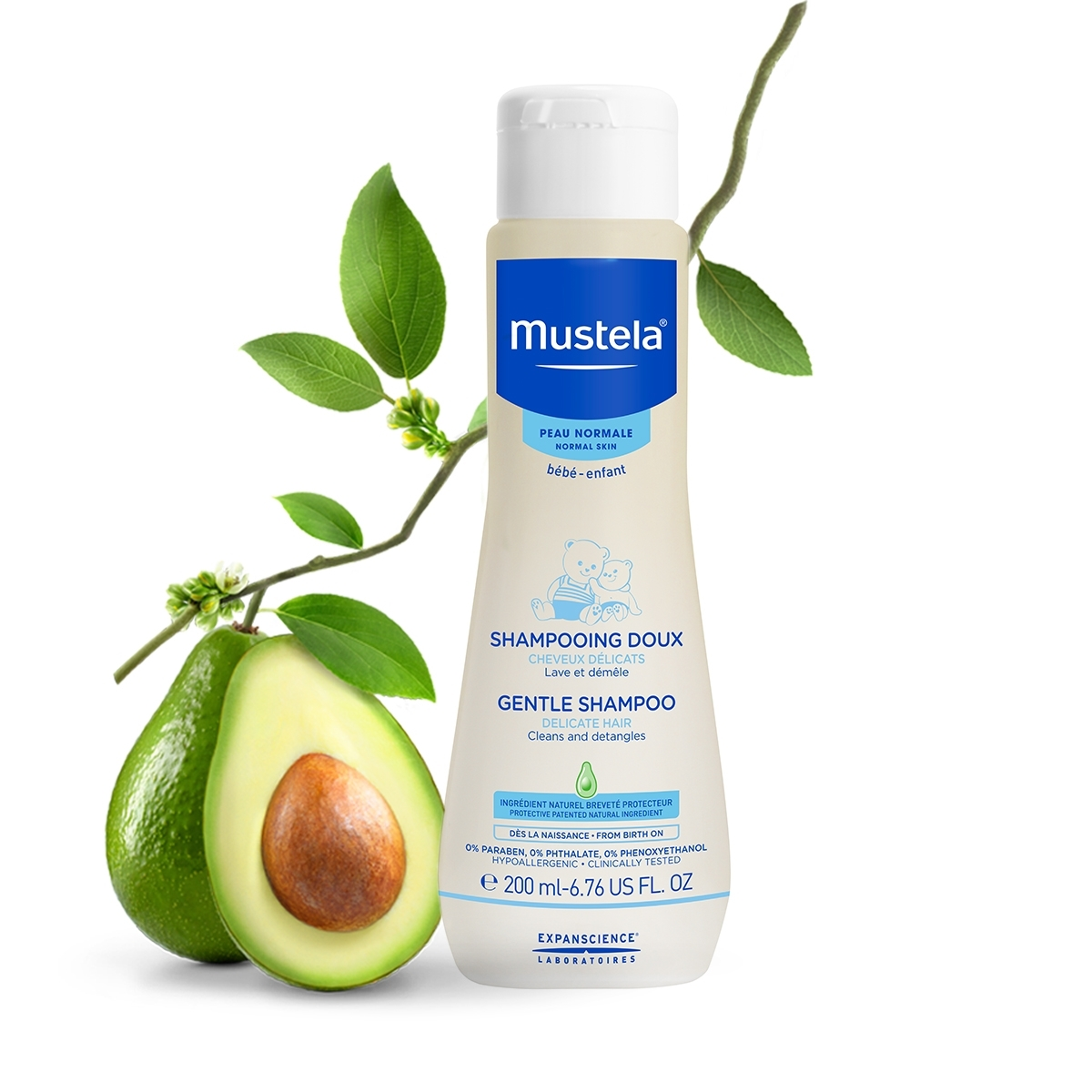 Buy Mustela Gentle Shampoo For Hair 200ml Normal Skin Hair Online Mothercare Uae