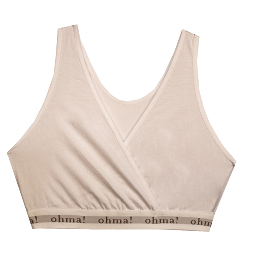 Buy Ohma Basic Crossed Cotton Nursing Bra online